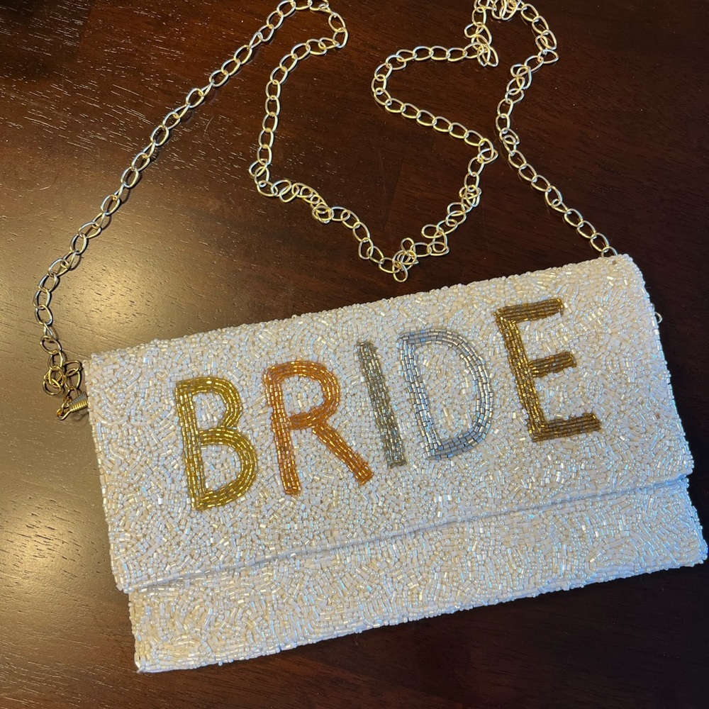 LULU Beaded BRIDE Clutch